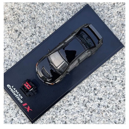 Mitsubishi Lancer EVOLUTION 9 IX (BLACK) w/Engine Sports Model CM 1:64