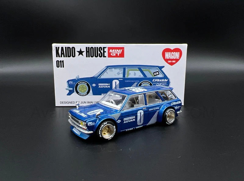 *Open-box* Kaido GT Datsun 510 Wagon (BLUE) 011