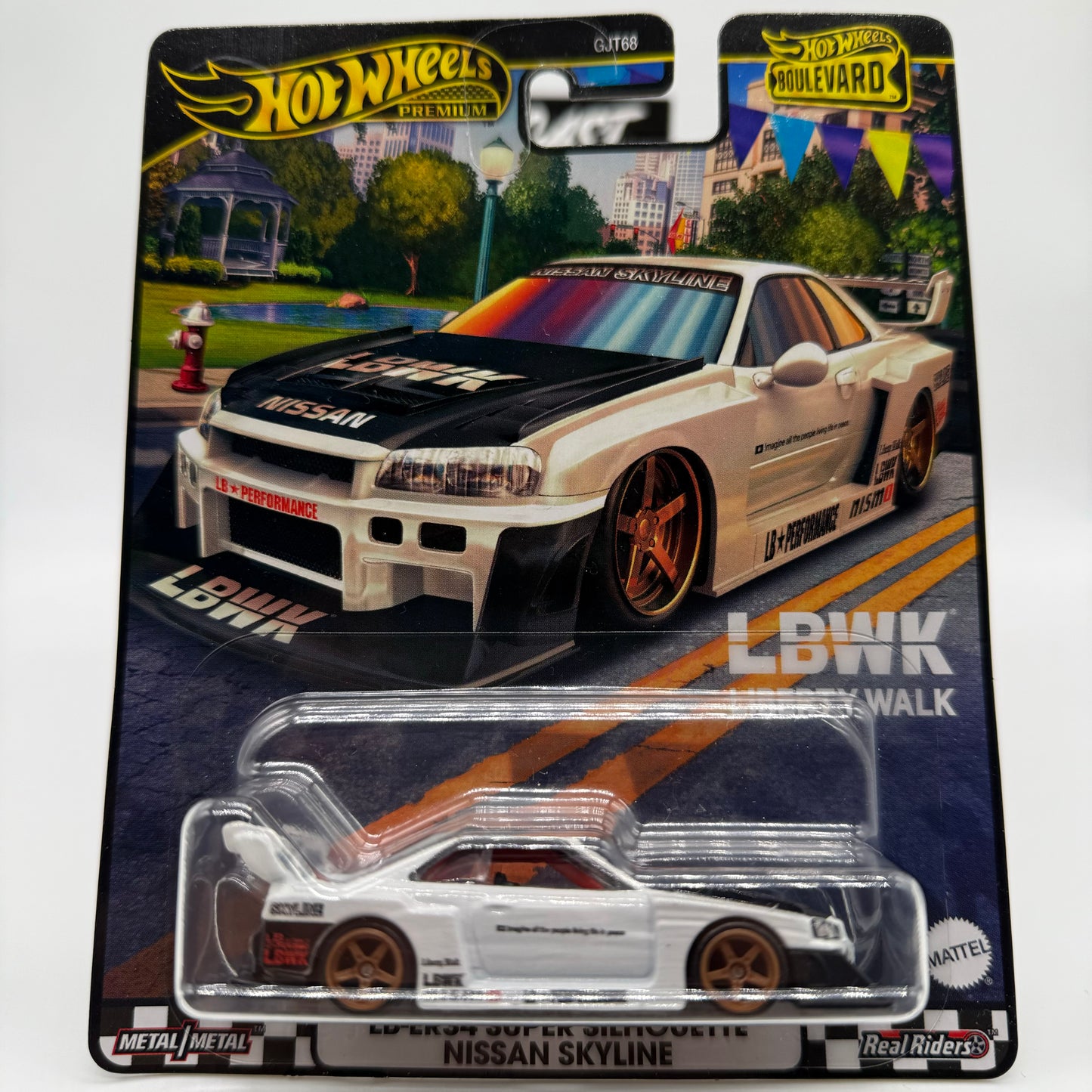 LB-ER34 Super Silhouette Nissan Skyline *US EXCLUSIVE* Unnumbered Boulevard Hotwheels Premium