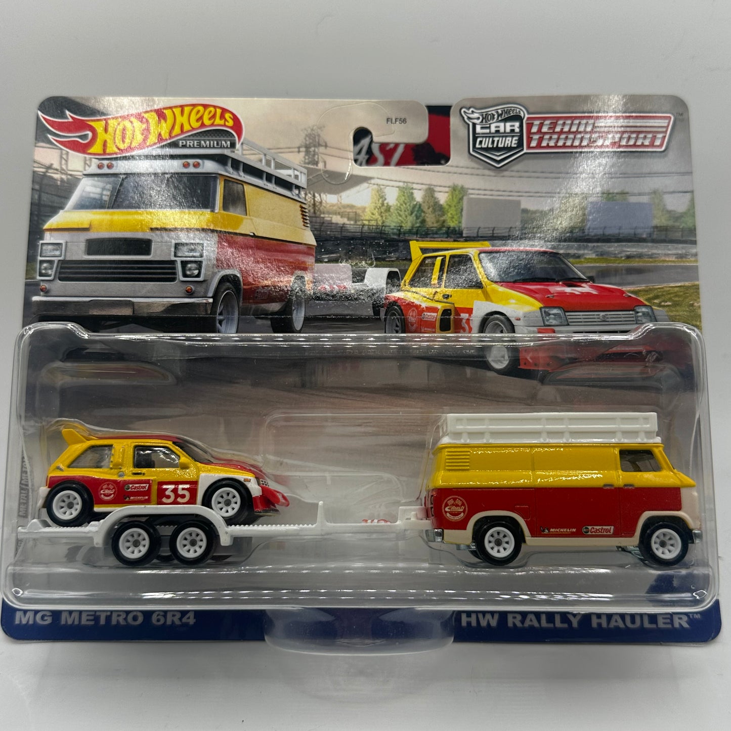 Hot Wheels Team Transport: MG Metro 6R4 és HW Rally Hauler autószállító Hot Wheels Team Transport: MG Metro 6R4 és HW Rally Hauler autószállító
