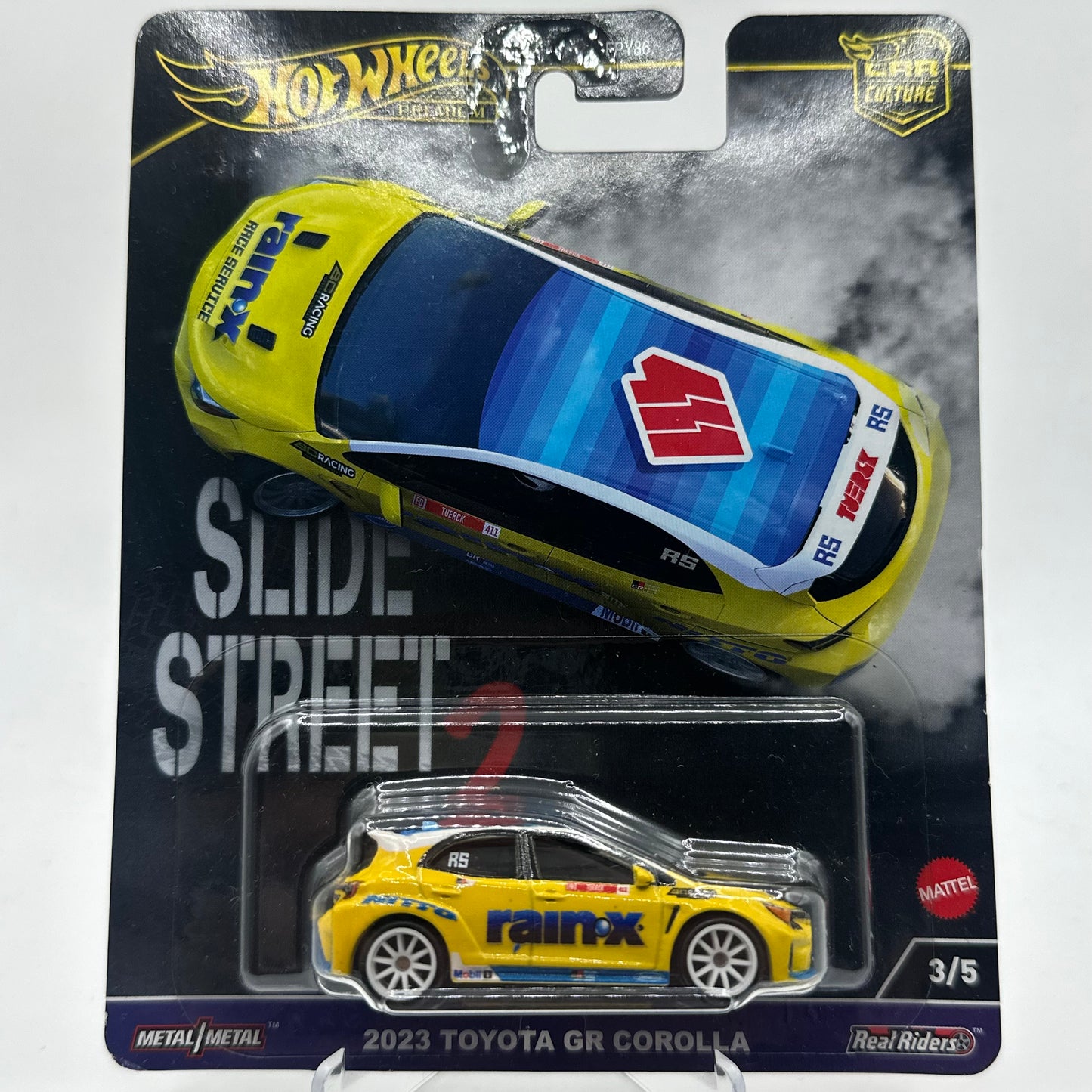 2023 Toyota GR Corolla - Slide Street 2 3/5 Hotwheels Premium Car Culture