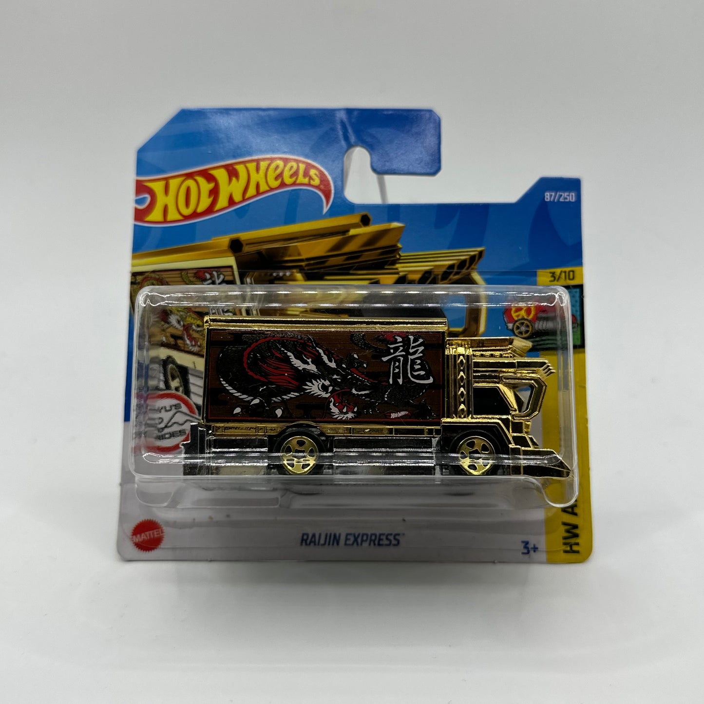 Raijin Express GOLD - HW Art Cars 3/10 Hotwheels Mainline 87/250