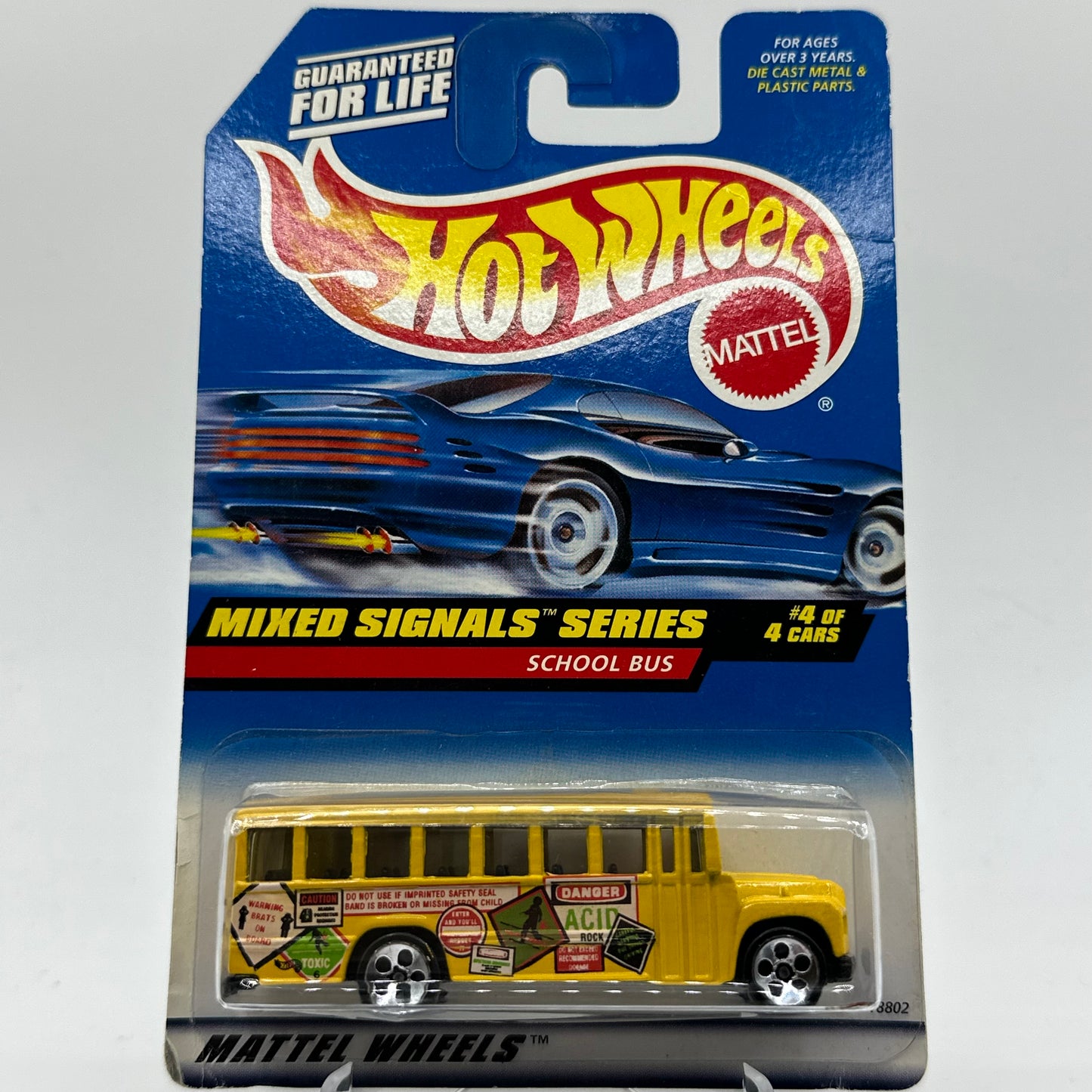 School Bus - Mixed Signals Series #4 of 4 Cars Hotwheels Mainline Collector #736