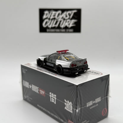 Nissan Skyline GT-R (R34) Kaido Works V2 AERO (JAPAN POLICE) *CHASE* Kaido House x MiniGT