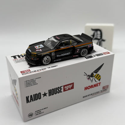 Nissan Slyline GT-R (R34) “The Hornet” //093 Kaido House x MiniGT *LOOSE*