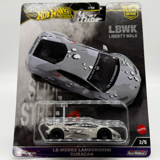 LB-Works Lamborghini Huracan (LBWK) - Slide Street 2 *CHECK CONDITION* Hotwheels Premium 2/5