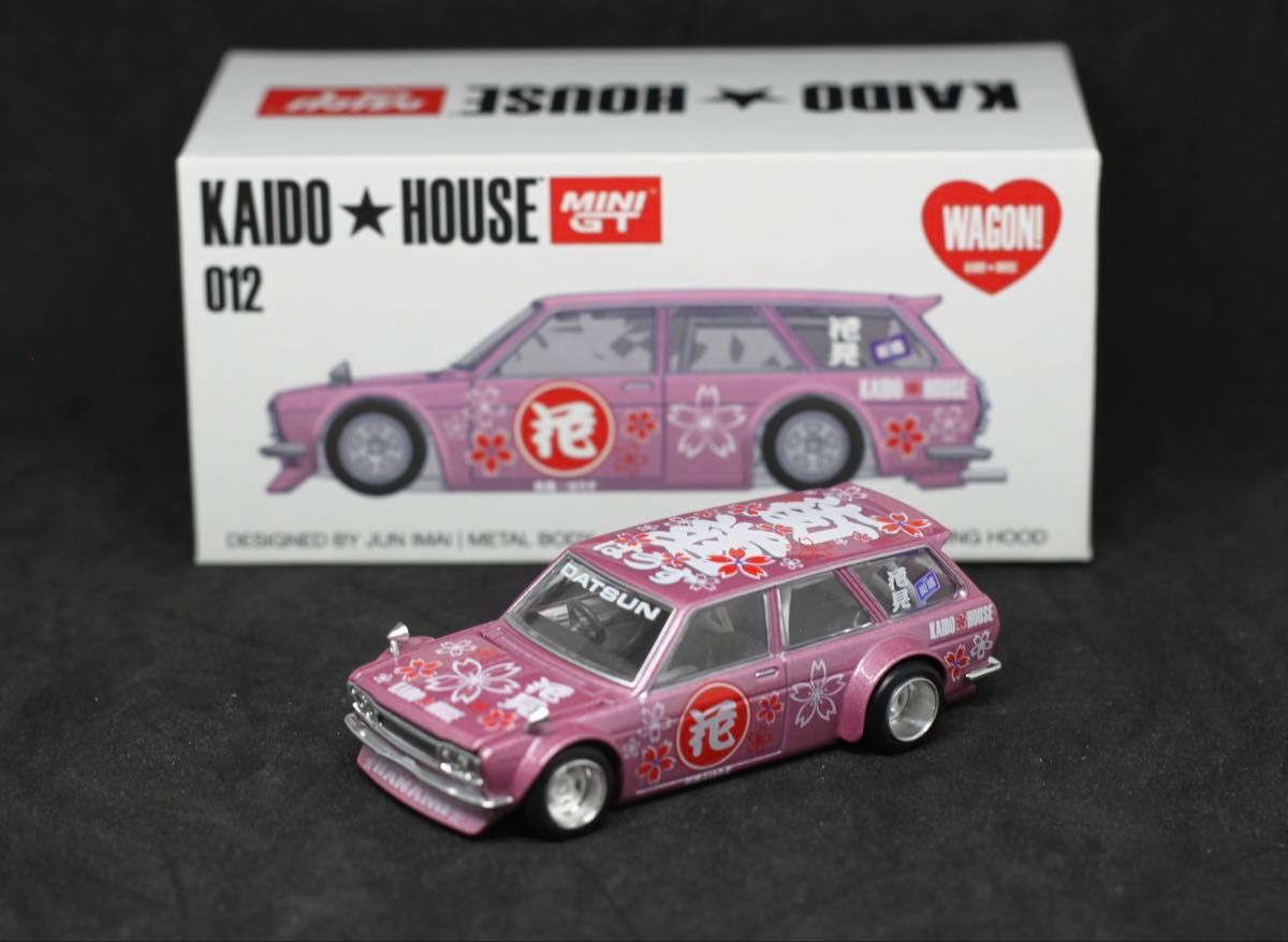 *Open-box* Kaido GT Datsun 510 Wagon BRE (PINK) Cherry Blossom 012