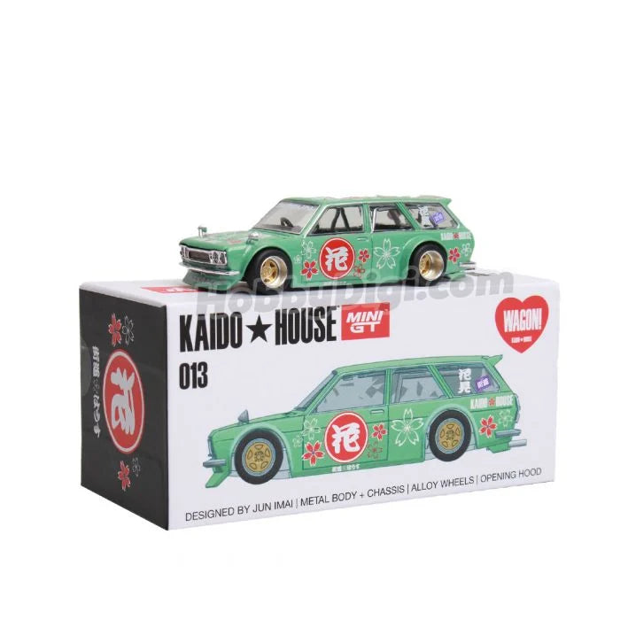 *Open-box* Kaido GT Datsun 510 Wagon(GREEN) Hanami V2 013