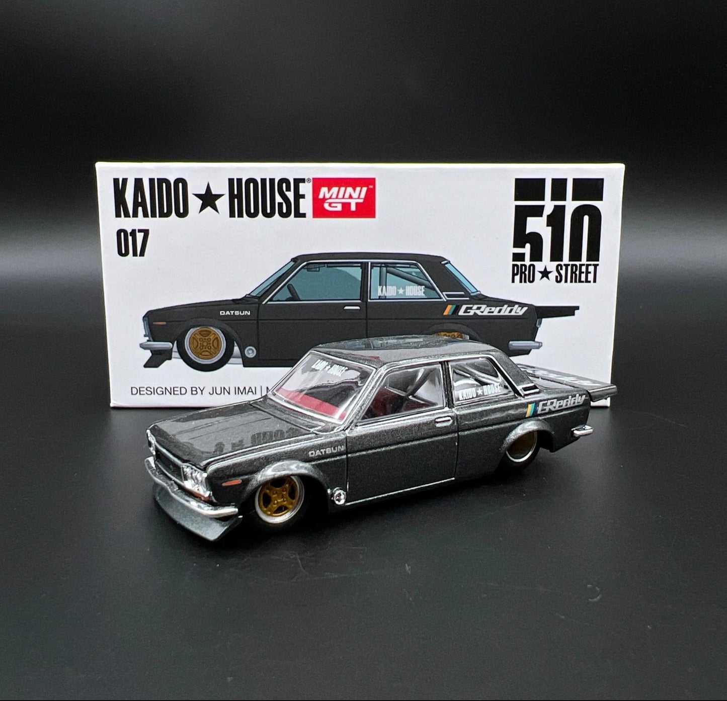 *Open-box* Kaido GT Datsun 510 Pro Street GREDDY (BLACK) 017