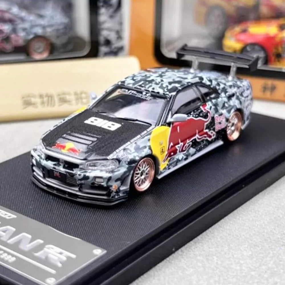 Nissan Skyline GT-R (R34) Z-Tune "Redbull" Fast Speed 1:64