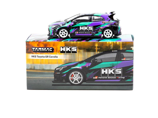 TOYOTA GR COROLLA HKS - TARMAC WORKS 1:64