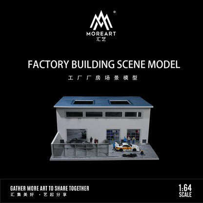 FACTORY BUILDING SCENE MODEL MOREART 1:64