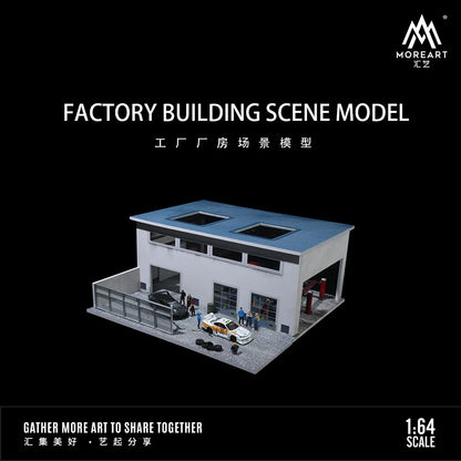 FACTORY BUILDING SCENE MODEL MOREART 1:64