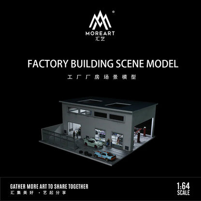 FACTORY BUILDING SCENE MODEL MOREART 1:64