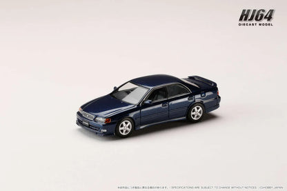 HOBBY JAPAN 1:64 TOYOTA CHASER TOURER V JZX100 1998 (Dark Blue Mica)