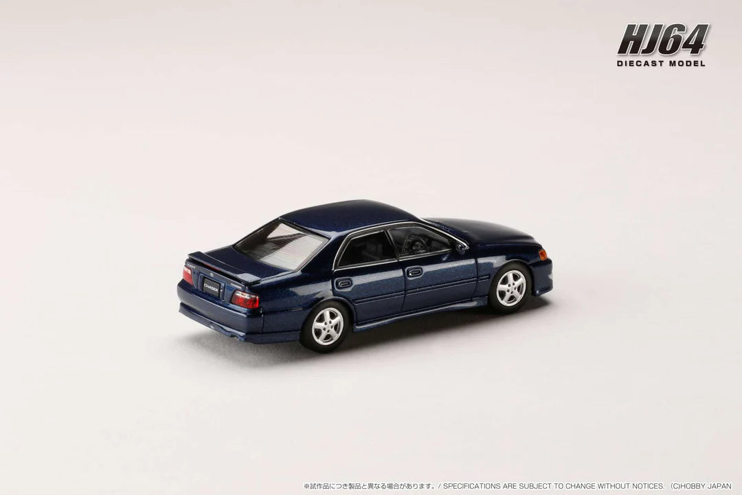 HOBBY JAPAN 1:64 TOYOTA CHASER TOURER V JZX100 1998 (Dark Blue Mica)