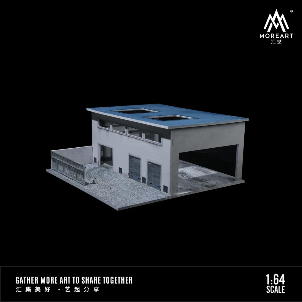FACTORY BUILDING SCENE MODEL MOREART 1:64