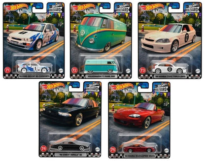 Boulevard #71-75 Set Of 5 Complete Hotwheels Premium