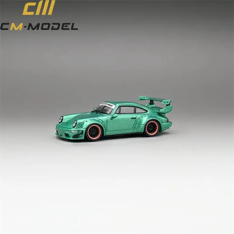 PORSCHE RWB 964 (METALLIC FLASH GREEN) CM-MODEL 1:64 – Diecast Culture