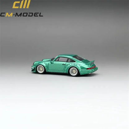 PORSCHE RWB 964 (METALLIC FLASH GREEN) CM-MODEL 1:64