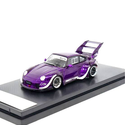 Porsche RWB 993 Army Girl - Electric Purple (High Spoiler) *ONLY 499pcs Made*