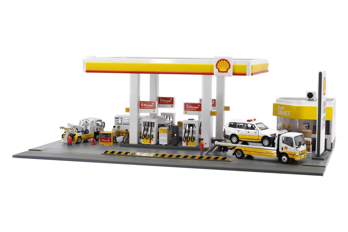 Shell Petrol Station Diorama - 1:64 Scale Bd17 – Diecast Culture