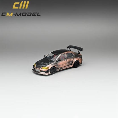 Mitsubishi Lancer Evo IX Bronze with Carbon Hood - CM Model