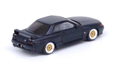 NISSAN SKYLINE GT-R (R32) Matt Black - The Diecast Company Special Edition Limited Quantity Production INNO64