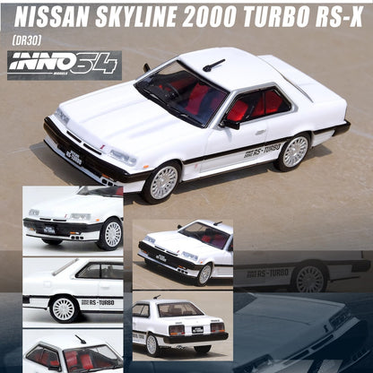 NISSAN SKYLINE 2000 TURBO RS-X (DR30) White – IN64-R30-WHI