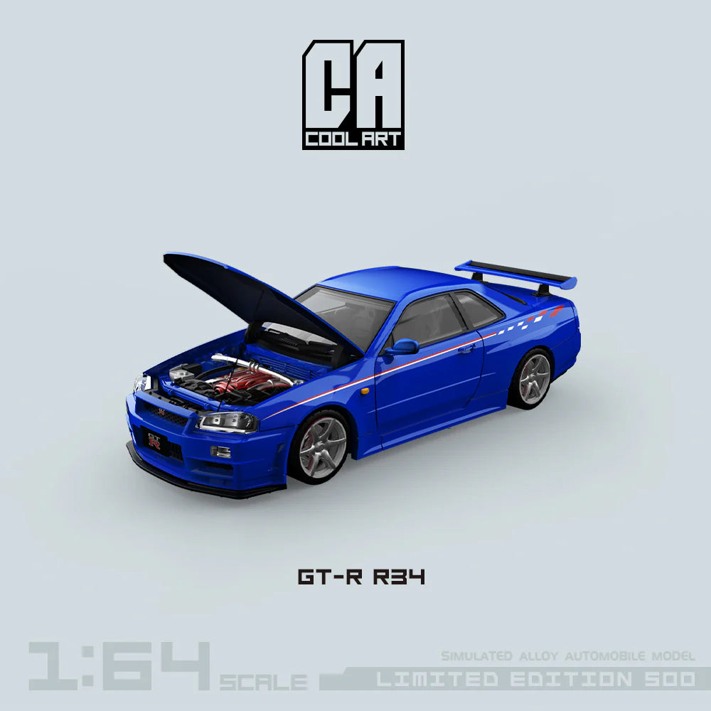 NISSAN SKYLINE GT-R R34 (2 COLORS) - LIMITED EDITION