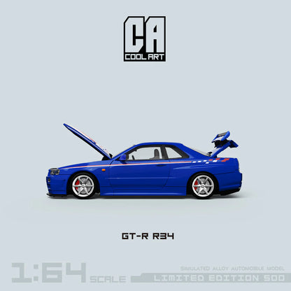 NISSAN SKYLINE GT-R R34 (2 COLORS) - LIMITED EDITION
