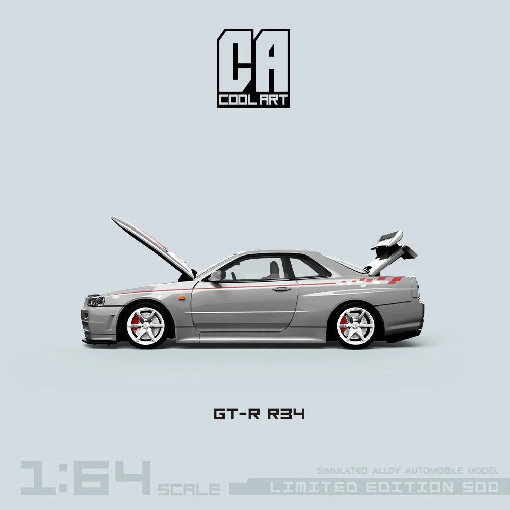 NISSAN SKYLINE GT-R R34 (2 COLORS) - LIMITED EDITION