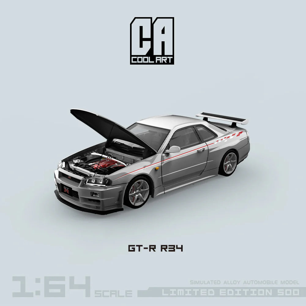 NISSAN SKYLINE GT-R R34 (2 COLORS) - LIMITED EDITION