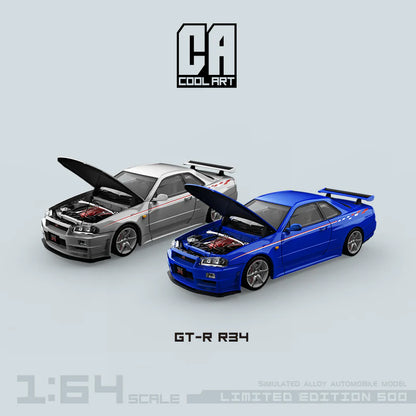 NISSAN SKYLINE GT-R R34 (2 COLORS) - LIMITED EDITION