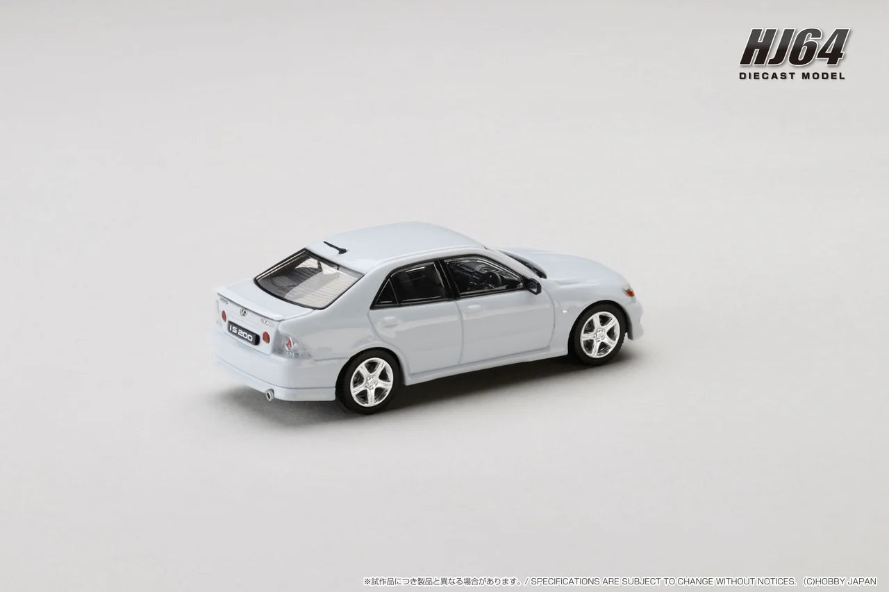 Toyota ALTEZZA RS200 (E10) 1998 SUPERWHITE II - Hobby Japan 1:64