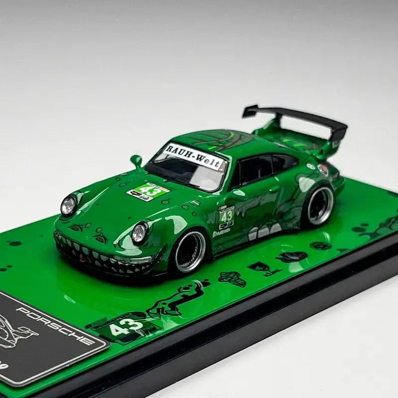 Porsche RWB 911 (993) Dinosaur Edition #43 - Limited to 499pcs Flame 1:64