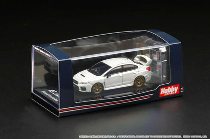 Subaru WRX STI RA-R EJ20 Final Edition w/ Engine Crystal White - Hobby Japan 1:64