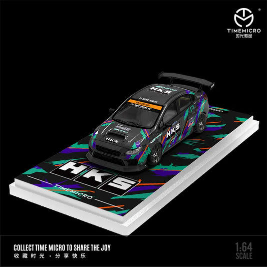 Subaru WRX STI HKS - Time Micro 1/64 Scale Limited to 999pcs