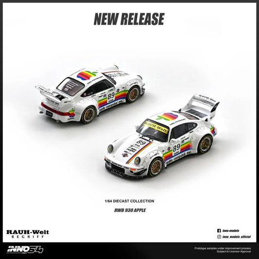 Porsche RWB 930 #89 Apple Livery INNO64 RWB930-APPLE