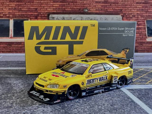NISSAN LB-ER34 SUPER SILHOUETTE SKYLINE - MINI GT MGT01182