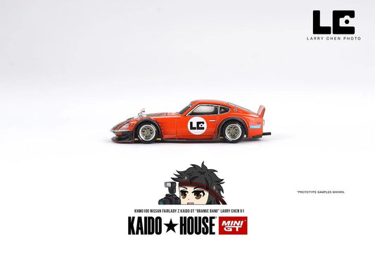 Nissan Fairlady Z Kaido GT 'Orange Bang" Larry Chen V1 - Kaido House x MiniGT 1:64