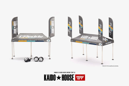 Kaido House GREDDY Tent V1 - Kaido House x Mini GT 1:64