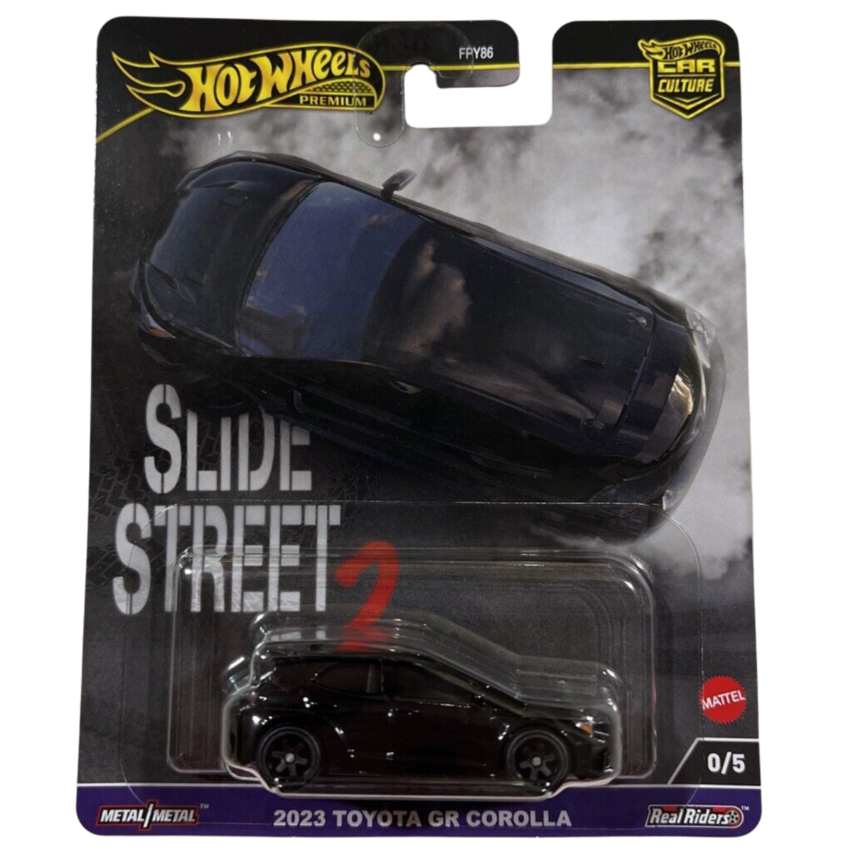 2023 GR Toyoto Corolla *CHASE* Slide Street 2 0/5 Hotwheels Premium