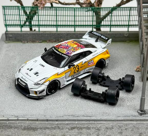 Nissan GTR R35 LBWK #23 MDX 2024 ZD CM Model 1:64