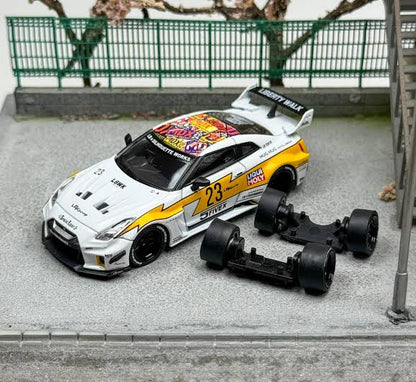 Nissan GTR R35 LBWK #23 MDX 2024 ZD CM Model 1:64