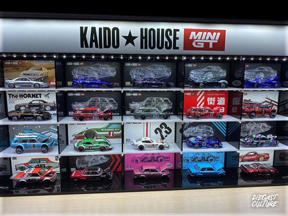 [PRE-ORDER] KAIDO ACRYLIC DISPLAY CASE - FITS 20 MODEL CARS. *Cars not included*