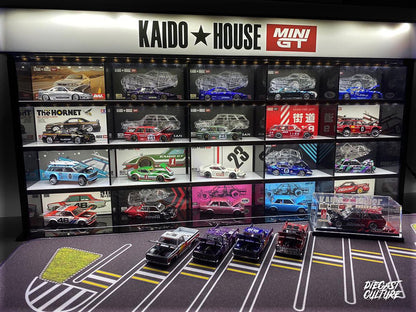 [PRE-ORDER] KAIDO ACRYLIC DISPLAY CASE - FITS 20 MODEL CARS. *Cars not included*