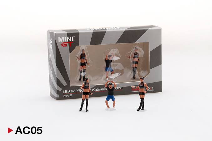 LBWK Works Mini Figures Mr. Kato & Show girls (Type B) – Diecast Culture