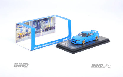 NISSAN SKYLINE GT-R (R33) PANDEM ROCKET BUNNY (BLUE) INNO64 1:64