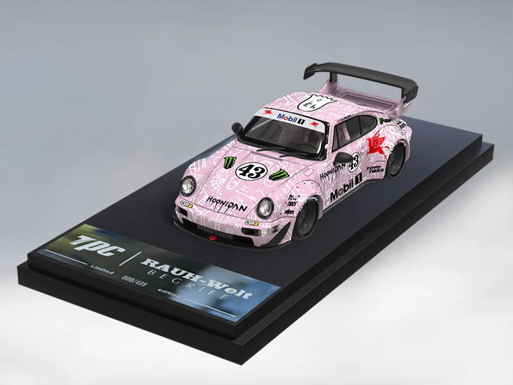 Porsche RWB 964 Hoonigan Pink #43 Car Only 1:64 Scale